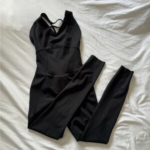 Lolë Step Up Jumpsuit - Black - Size XS